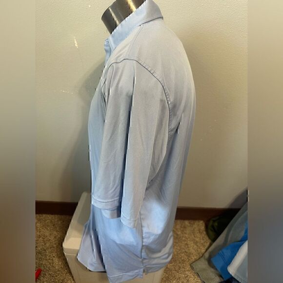 FootJoy Mens XL Light Blue Short Sleeve Polo - Picture 2 of 7